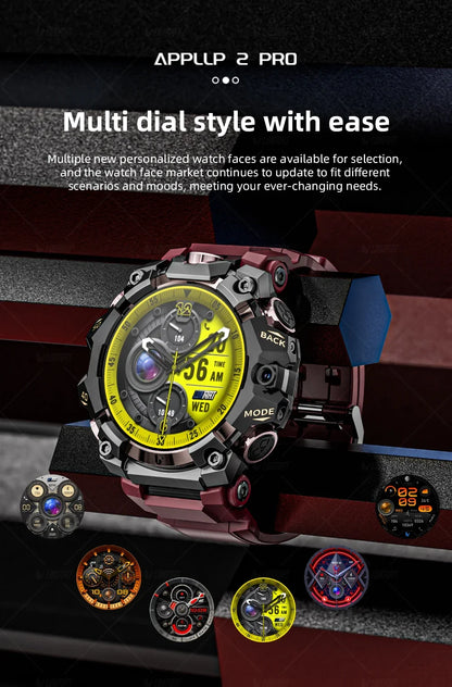 2025 New LOKMAT Sport 4G Android Smartwatches, SIM Card 4GB+64GB HD Dual Camera Video Call GPS NFC Wifi Fitness Phone Watch