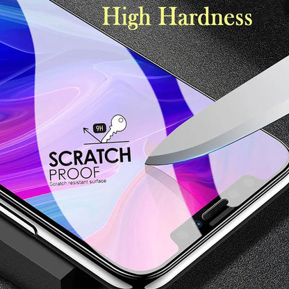 2pcs Anti Blue Ray Light Tempered glass For iPhone 17 Air 16e 16 15 14 13 12 11 Pro Max XR XS X 7 8 6 6S Plus Screen Protector