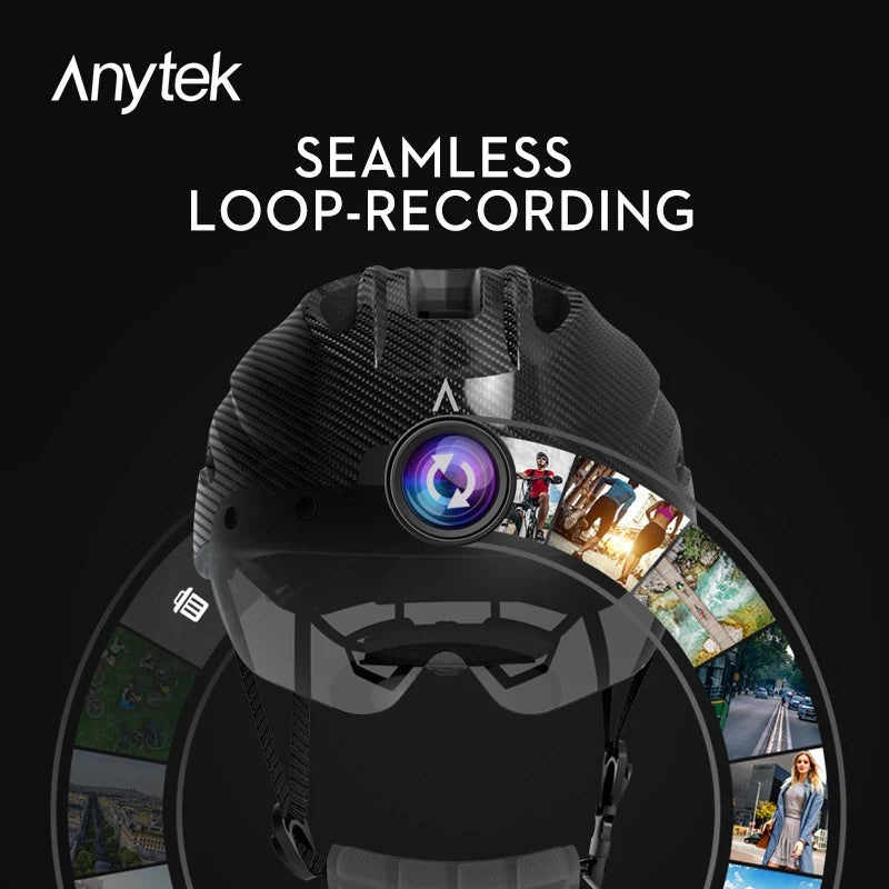 Anytek 2MP 1080P GPS Water-proof Helmet Sports DV Action Camcorder For Cycling Riding Camera Motorbike Video Digital Camera