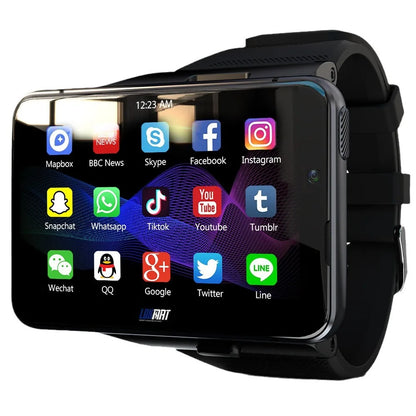 LOKMAT APPLLP MAX 4G Smart Watch Phone 4GB+64GB 2.88-inch Full Touch 5MP+13MP Camera Video Chat Wifi Sports Smartwatch Men Women