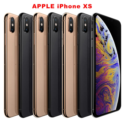 Original Apple iPhone XS 4G LTE Mobile Phone Face ID NFC 4GB RAM 64GB/256/512GB ROM 5.8" 12MP+7MP A12 Hexa-Core IOS iphone xs - Universal Market
