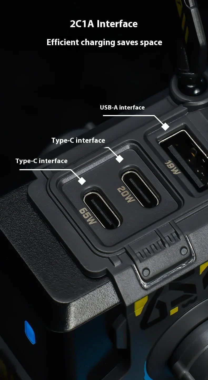 GravaStar Alpha65 Dog Nitrogen Charger 65W Gallium Nitride Charger Suitable for IPhone16 Huawei Xiaomi Mobile Phone Typec Plug