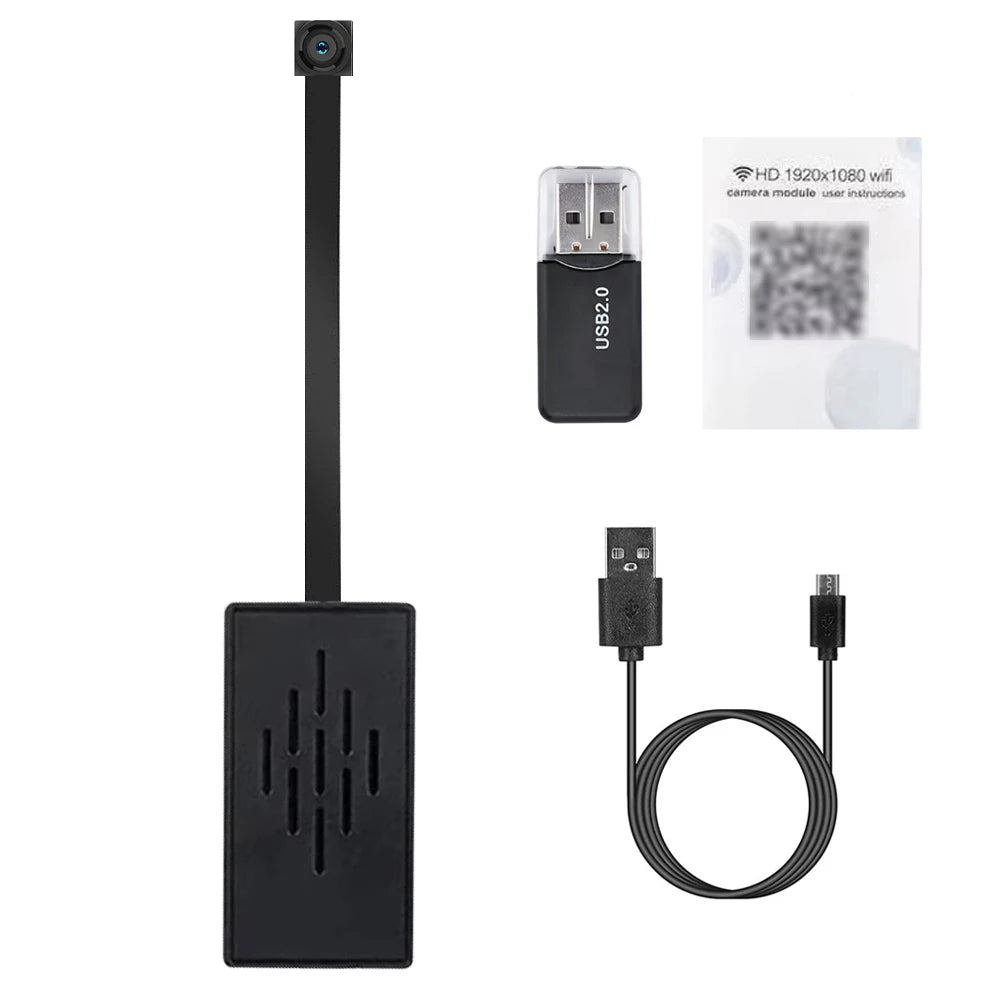 Mini Camera 1080P HD WiFi Camcorder DIY Portable Wireless Module Video Recorder Motion Detection P2P Camera Support Remote View - Universal Market