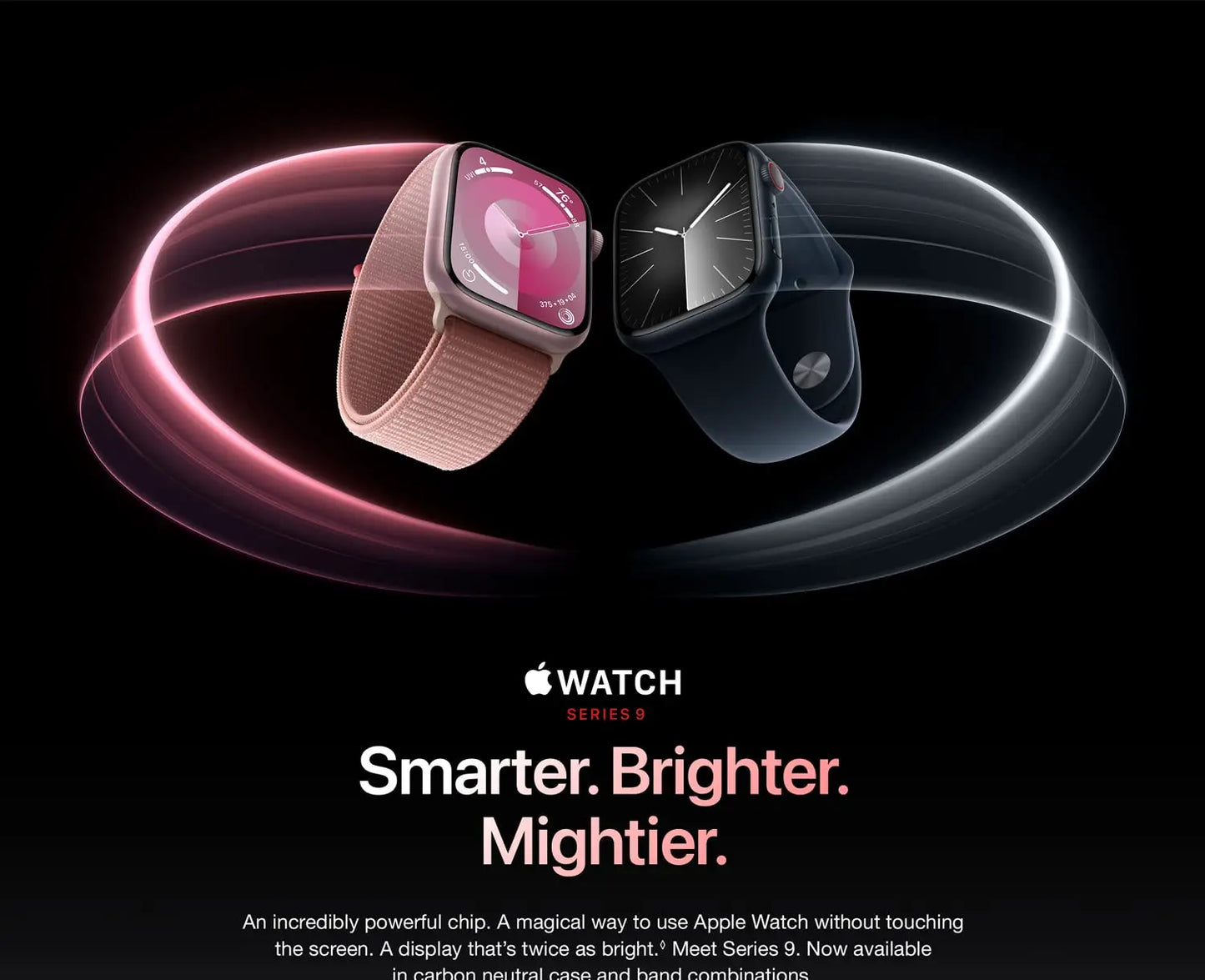 100% Original 2023 NEW Apple Watch Series 9 41mm / 45mm GPS Apple Watch S9 Aluminum Case with Sport Band iOS Smart Watch
