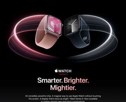 100% Original 2023 NEW Apple Watch Series 9 41mm / 45mm GPS Apple Watch S9 Aluminum Case with Sport Band iOS Smart Watch