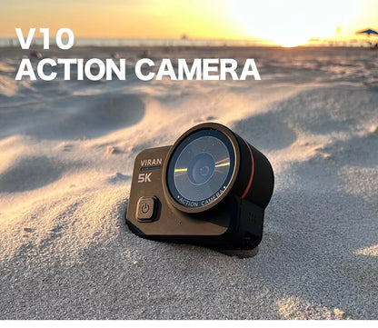 5K Action Camera V10 Electronic Image Stabilization 2" Touch LCD 4K Waterproof Action Camera Dashcam Motion Detection