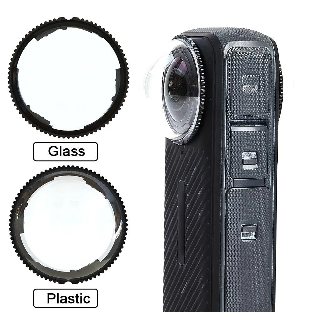 NEW Optical Glass /PMMA Lens Guards For Insta360 X4 Premium Lens Protective Guard Action Camera Anti-scratch Lens Accessories - Universal Market