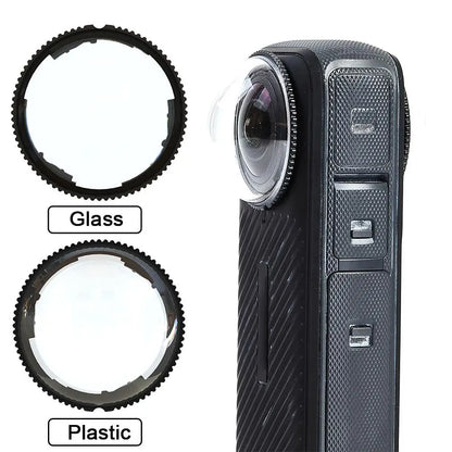 NEW Optical Glass /PMMA Lens Guards For Insta360 X4 Premium Lens Protective Guard Action Camera Anti-scratch Lens Accessories - Universal Market