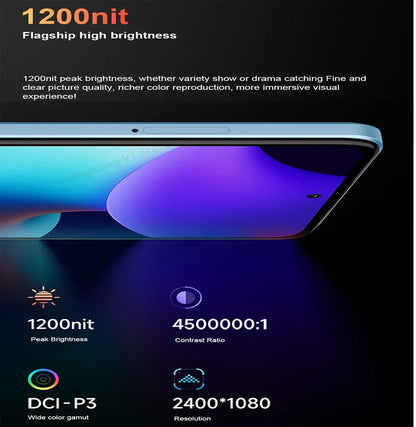 Global Rom Xiaomi Redmi Note 12 5G Smartphone HyperOS 1.0 6.67'' GOLED Display 120Hz Snapdragon 4 Gen1 48MP  33W used phone