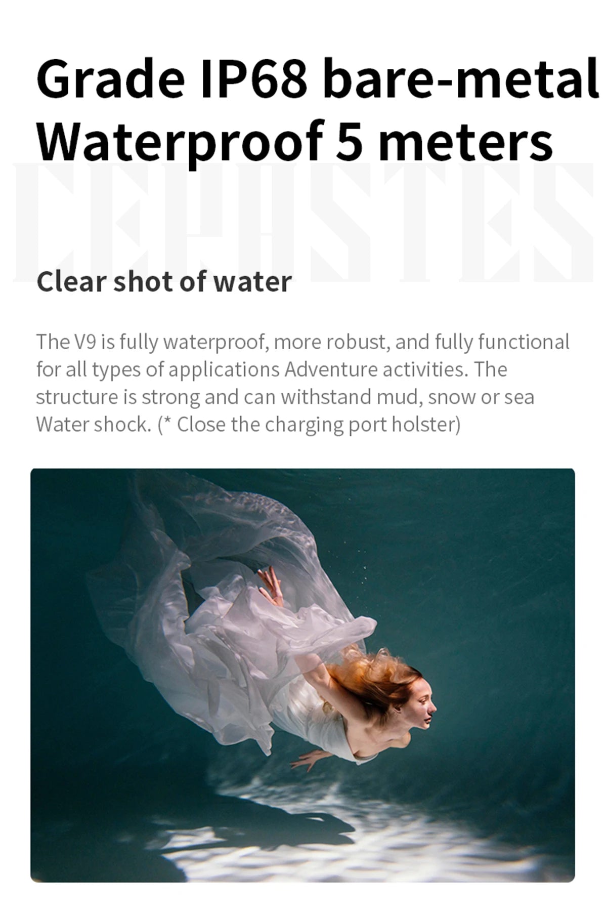NEW CERASTES V9 4K WiFi Anti-shake Action Camera Go With Remote Control Screen Waterproof Sport Camera pro drive recorde
