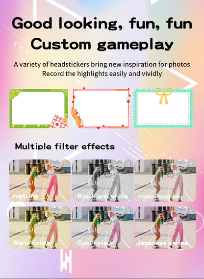 Kid Digital Camera for Children Camcorder Rechargeable Cameras Vlogging Camera 2.4" Rechargeable for Kid Beginner Photography - Universal Market