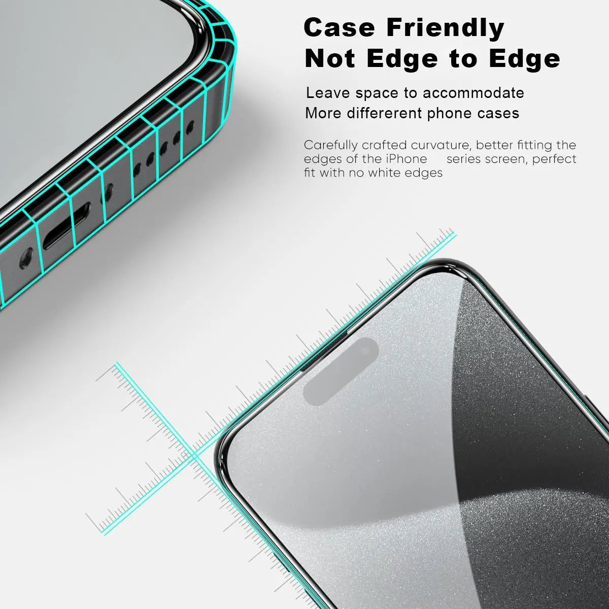 2-4pc Full Clear Tempered Glass Screen Protector For Iphone 15 Pro 16 13 15 16e 16 Pro Max 14 Anti Shatter Protective Glass