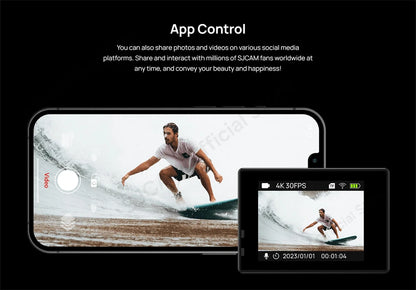 SJCAM SJ5000X Elite Action Camera 4K FHD Video 30M Waterproof 2.4G WiFi Action Original Camera Sports Camera Bicycle Helmet