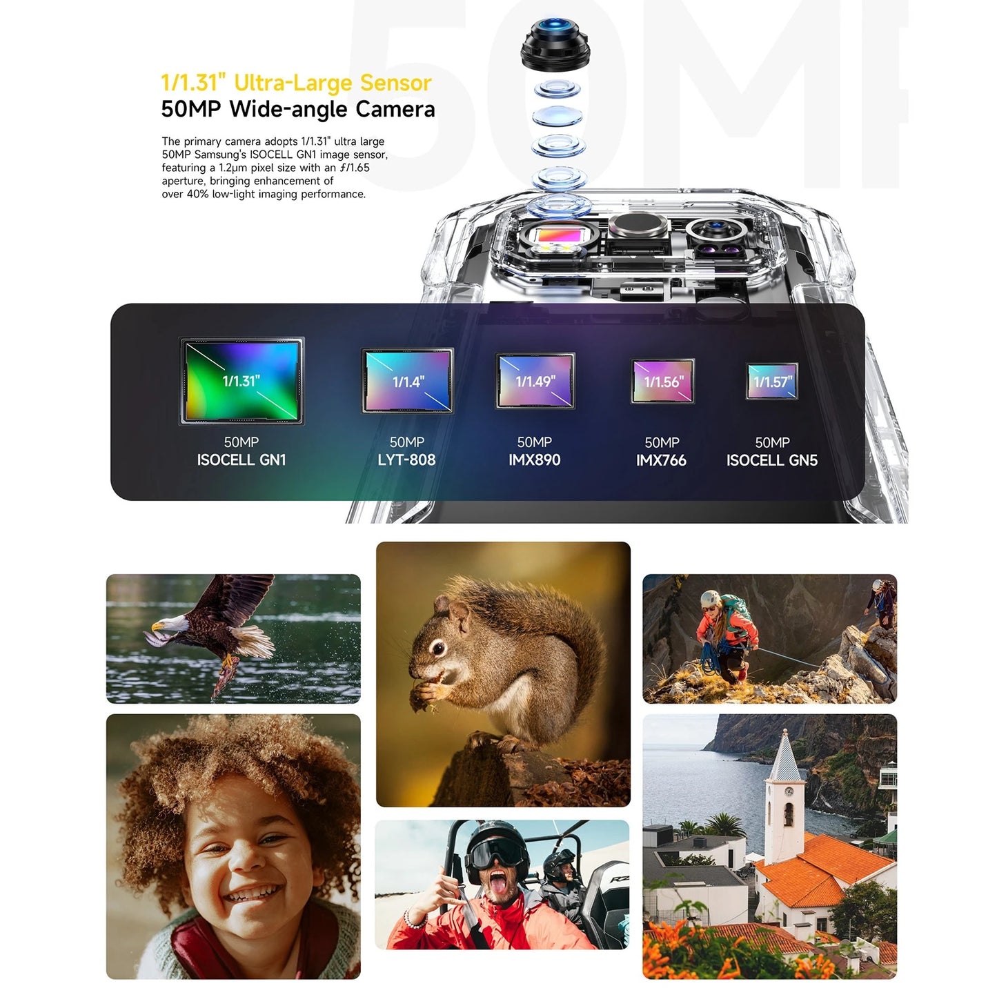 Ulefone Armor 27T Pro Rugged Phone 5G Thermal Imaging 6.78'' 10600mAh 33W 12GB+256GB 64MP Night Vision Camera Android 14 NFC