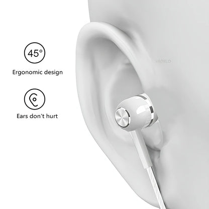 3.5mm Wired Earphone In Ear Headset HIFI Heavy Bass Earbuds Monitor Sports Headset Stereo Music Gaming Headphone With Microphone - Universal Market