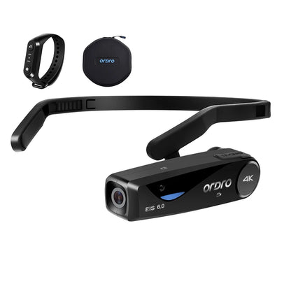 4K Video Camera for Blogger, Ordro EP6 PLUS Mini WiFi YouTube Vlogging Digital Camcorder Head Wearable POV FPV Recorder