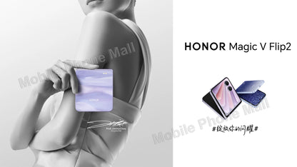 Original HONOR Magic V Flip 2 5G Foldable Phone 6.82 Inches OLED Display Snapdragon 8 Gen 3 Camera 200MP Google Play Smartphone