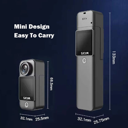 SJCAM C300 Action Camera Long Battery Life 4K 30FPS Six-Axis Gyroscope Anti-Shake Sport Cam 5G WiFi 30M Waterproof Easy To Carry