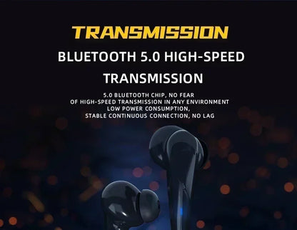 Original X15pro TWS Wireless Headphones Game Bluetooth Headphones with Microphone Noise Reduction High Fidelity Bass Earphones - Universal Market