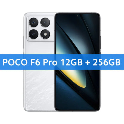 NEW 5G POCO F6 Pro Global Version Smartphone 256GB 512GB 1TB Snapdragon® 8 Gen 2 120W HyperCharge WQHD+120Hz Flow AMOLED Display