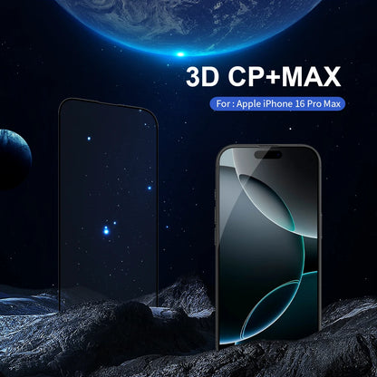 Nillkin For iPhone 16 Pro Max/16 Pro 3D CP+MAX Full coverage glass tempered film mobile phone protective film For iPhone 16 Plus