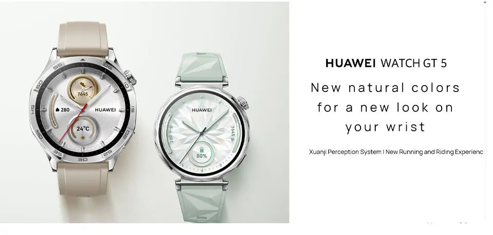 HUAWEI WATCH GT5 Chinese version (41mm) (46mm) Bluetooth call HarmonyOS 1.32-inch/1.43-inch AMOLED Battery capacity 323mAh/524mA