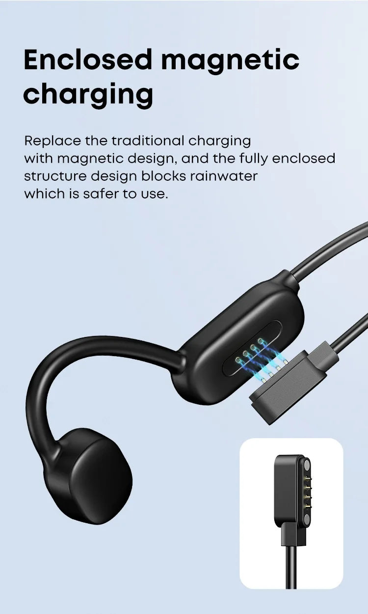 Xiaomi Bone Conduction Earphone IPX8 Wireless Open Headset Bluetooth 5.3 Swimming Bluetooth Headphones 32GB MP3 Sports Earbuds - Universal Market