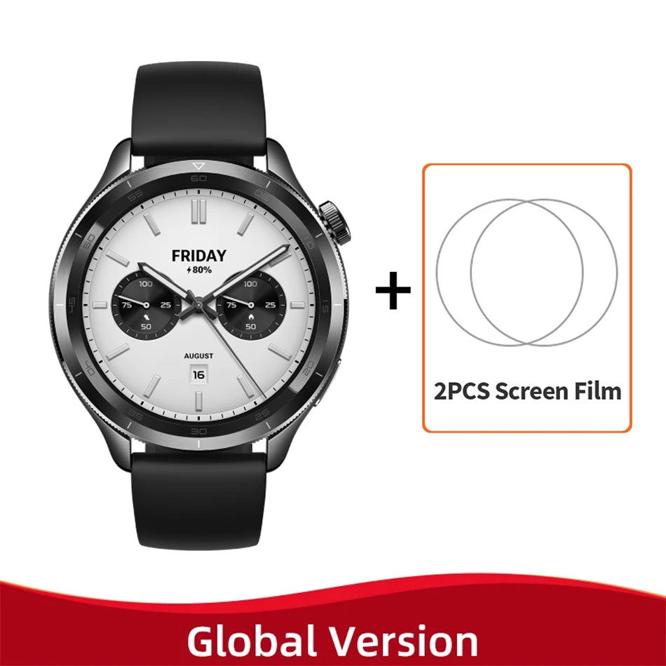Global Version Xiaomi Watch S4 SmartWatch 1.43" AMOLED Display Wireless Charge Blood Oxygen Bluetooth Phone Call GPS Mi Watches