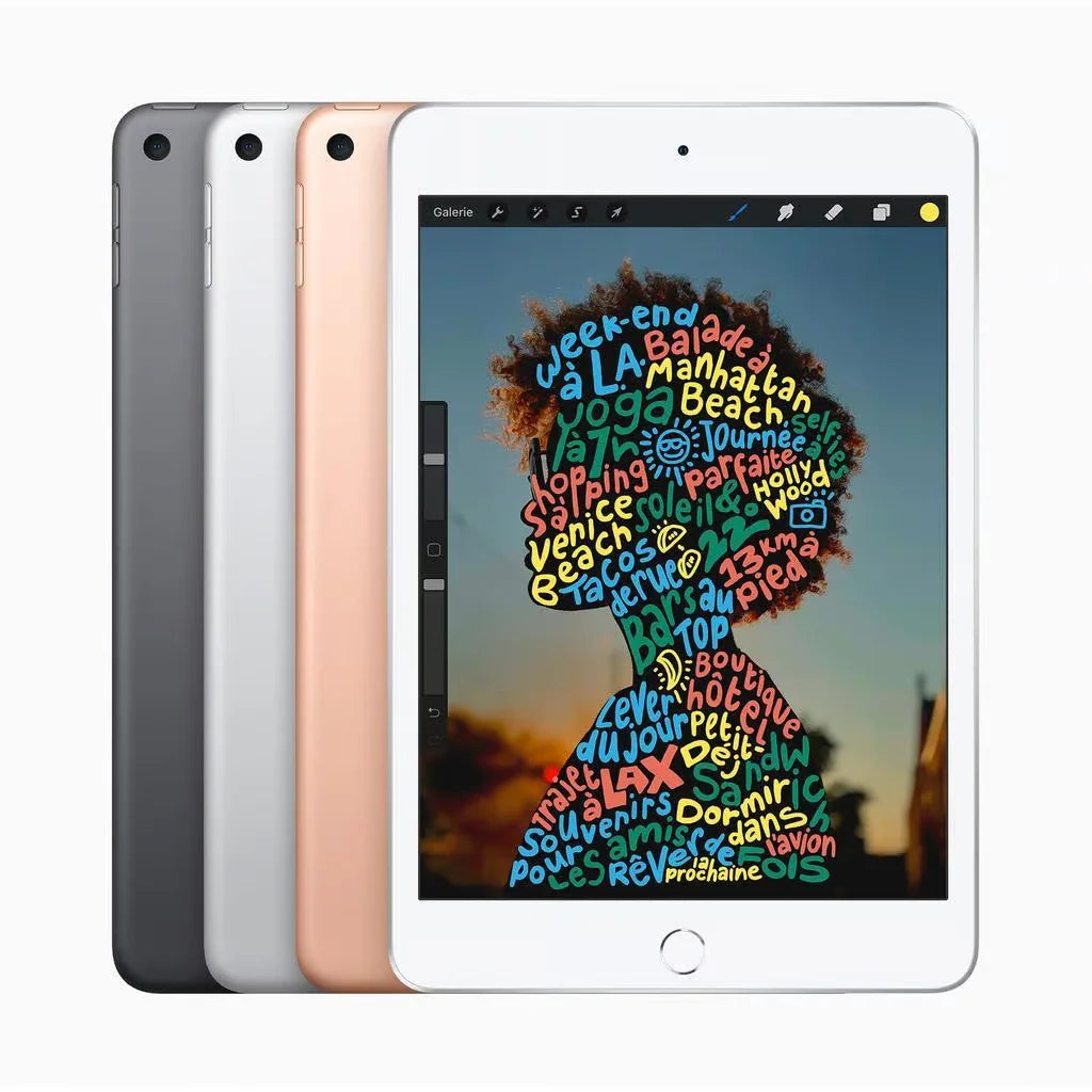 Original Apple iPad mini5 2019 Unlocked iPad Wifi+LTE 64GB A12 Bionic Retina iOS 96% New Tablet