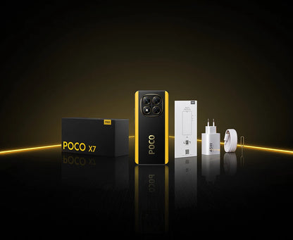 POCO X7 Global Version Cellphone 256GB 512GB Dimensity 7300-Ultra 6.67" 1.5K AMOLED Curved Display 45W Turbo Charging NFC IP68