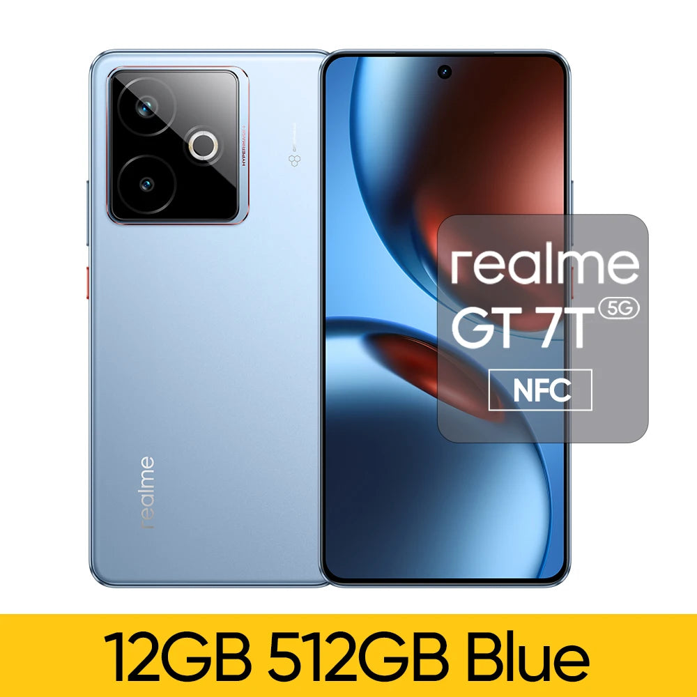 [Russian Version] Smartphone realme GT 7T 5G Dimensity 8400-MAX Chipset 7000mAh Battery 120W Charge 50MP Sony OIS Camera NFC