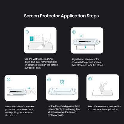 Nillkin for iPhone 16 Pro Max 16 Pro 16 Plus H+PRO Anti-Explosion Tempered Glass Phone Screen Protector with film sticking tool