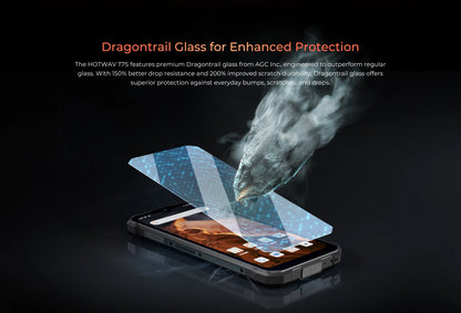 [World Premiere] HOTWAV T7S Ultra Thin Rugged Smartphone 6.52'' HD+ 4GB RAM 128GB ROM MobilePhone 6280mAh Battery 21MP Cellphone