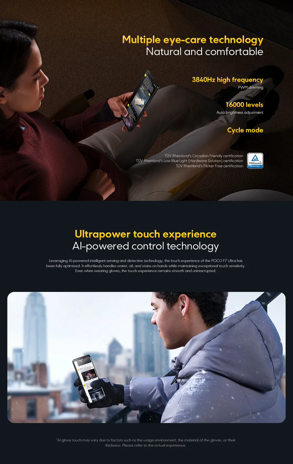 POCO F7 Ultra Global Version Smartphone Snapdragon® 8 Elite 50MP camera 6.67" 120Hz Display 120W wired and 50W wireless 5G NFC