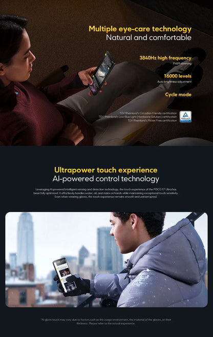 POCO F7 Ultra Global Version Smartphone Snapdragon® 8 Elite 50MP camera 6.67" 120Hz Display 120W wired and 50W wireless 5G NFC