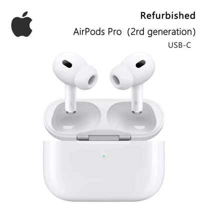 Apple AirPods Pro 2 Wireless Bluetooth Earbuds Active Noise Cancellation Transparency Spatial Audio USB-C MagSafe Charging Case