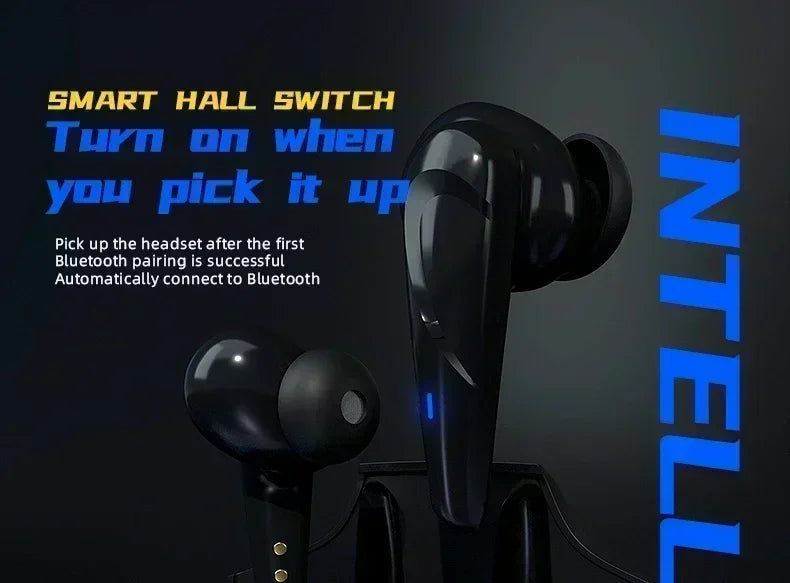 Original X15pro TWS Wireless Headphones Game Bluetooth Headphones with Microphone Noise Reduction High Fidelity Bass Earphones - Universal Market