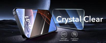 ESR for 3 Pack iPhone 17 Pro Max Screen Protector for iPhone 16/15/14/13 Armorite Tempered Glass Military Grade Film HD/Privacy