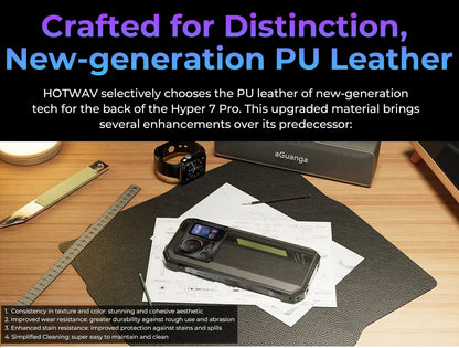 HOTWAV Hyper 7 Pro 5G Rugged Phone 200MP Android 14 6.6'' FHD+ 120Hz Smartphone 36(16+20)GB 256GB 10800mAh 33W Mobile Phone