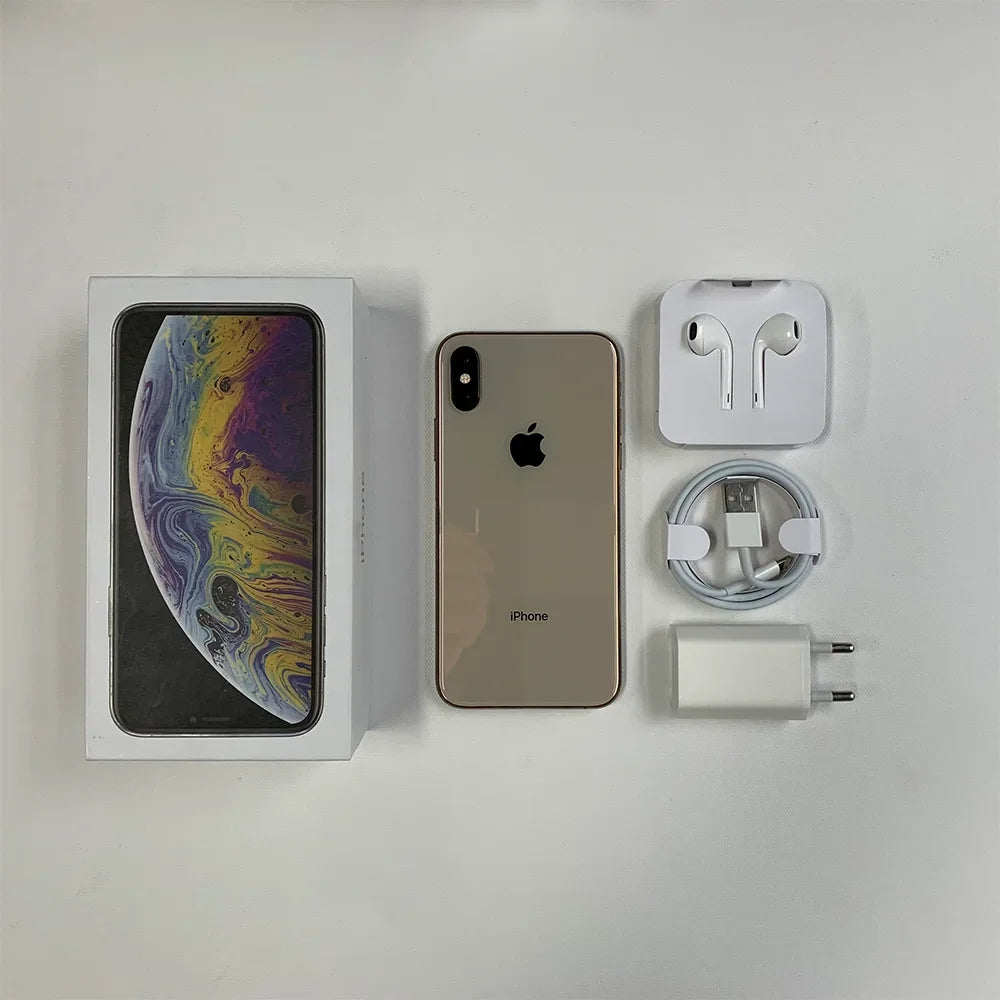 Original Used Apple iPhone XS Max Unlocked 4G Mobile Phone Face ID 6.5" 64/256GB ROM 12MP IOS NFC Camera Hexa-core  Smartphones - Universal Market
