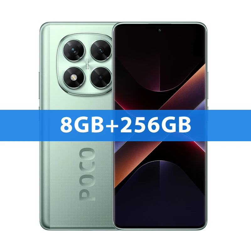 POCO X7 Global Version Cellphone 256GB 512GB Dimensity 7300-Ultra 6.67" 1.5K AMOLED Curved Display 45W Turbo Charging NFC IP68