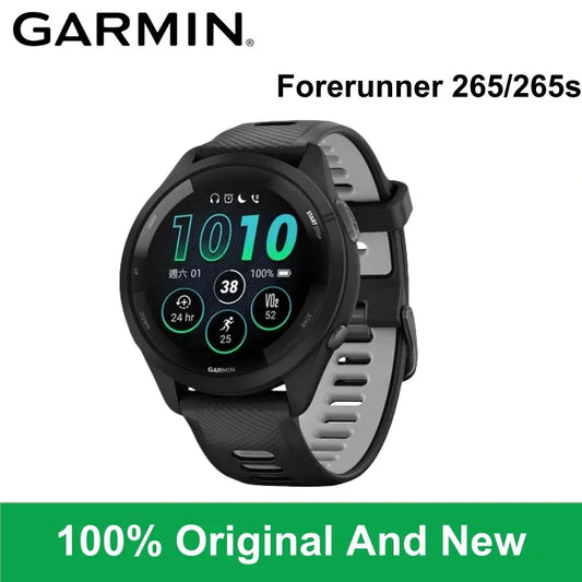 Garmin Forerunner 265 Sports Watch Outdoor GPS Running Fitness Marathon Swimming Heart Rate Blood Oxygen Monitoring