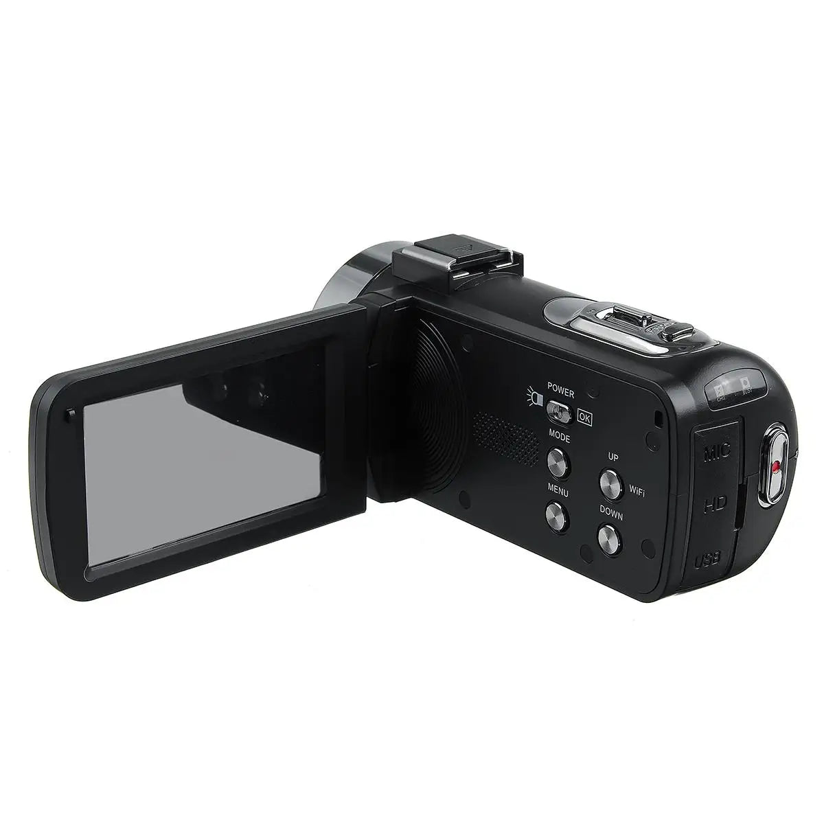 4K Ultra HD Video Camera 30MP WiFi DV Camcorder Digital Video Camera 270 Degree Rotation Touch Screen 16X Digital Zoom Camera