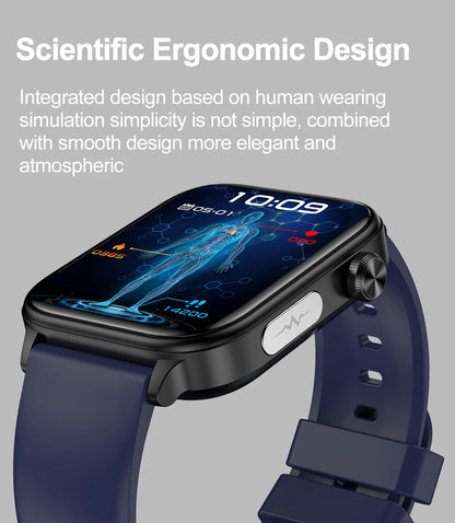 AI Diagnostic Detector Smart Watch Women Blood Lipid and Uric Acid Body Composition Test Women Menstrual Health Tracker 2025 New