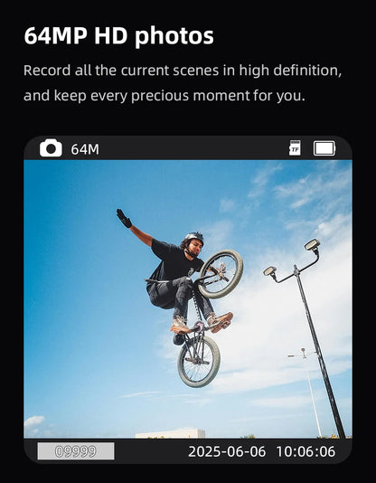 4K HD Action Camera Mini Sports Camera WIFI Wireless Sport Action Cam Waterproof Touchscreen Motorcycle Driving Recorder Outdoor