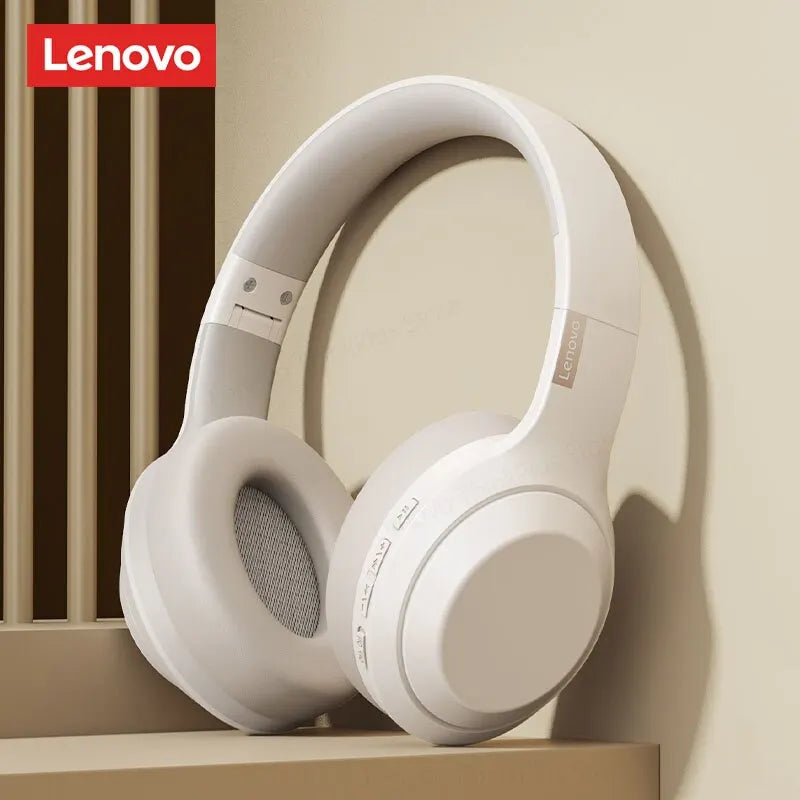 Lenovo TH10 Wireless Bluetooth Headset HIFI Stereo Earphones Foldable Over Ear Earbuds Sports Game Headphones with Microphone - Universal Market