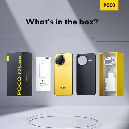POCO F7 Ultra Global Version Smartphone Snapdragon® 8 Elite 50MP camera 6.67" 120Hz Display 120W wired and 50W wireless 5G NFC