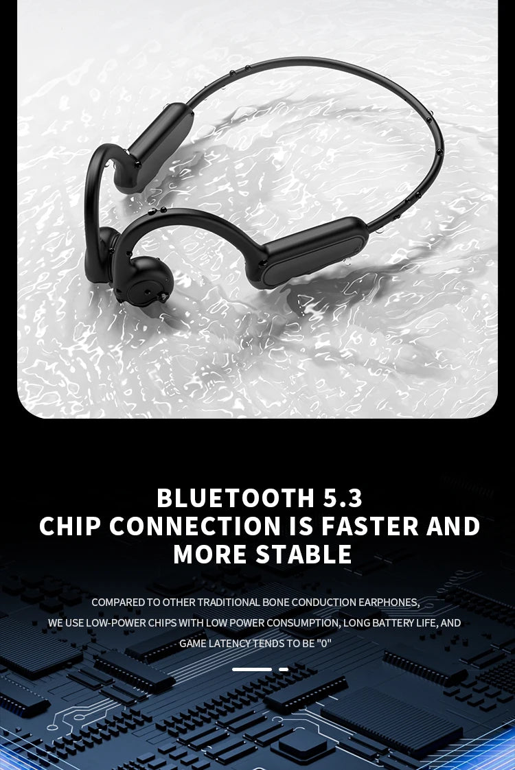 Xiaomi Mijia Bone Conduction Earphones Bluetooth 5.3 Sports Wireless Headphones Ear Hook Waterproof Headset for Running Driving - Universal Market