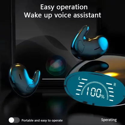 XIAOMI Mini Bone Conduction Bluetooth Gaming Earphones HiFi Wireless Earphones Sleep Sports Waterproof Invisible Earphones - Universal Market