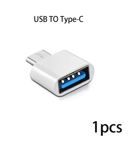Mini Type C to USB Adapter 3.0 USB-C Male OTG A Female Data Connector For MacBook Pro iPad Mini 6/Pro MacBook Air Type C Device - Universal Market